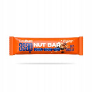 ASAP NUT BAR GLUTEN-FREE HIGH PROTEIN SALTED CHOCOLATE 40g GymBeam - 1